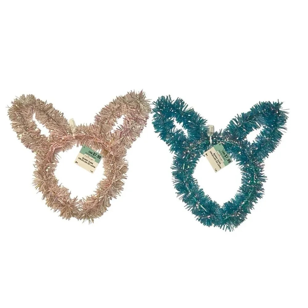 9x Easter Party Decor Bunny Ear Headbands for Kids